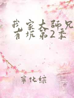 我家大师兄脑子有坑第2季
