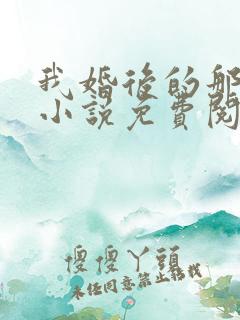 我婚后的那些年小说免费阅读无弹窗