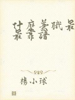 什么兼职最赚钱最靠谱