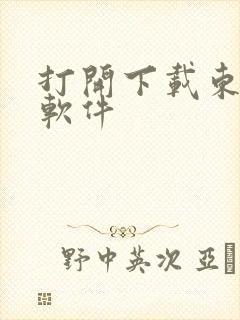 打开下载东西的软件