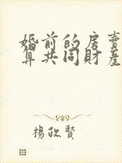 婚前的房卖掉后算共同财产吗