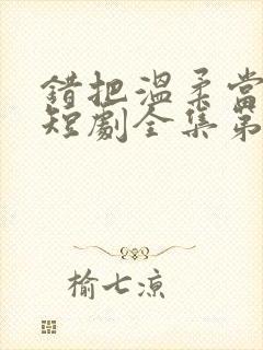 错把温柔当情深短剧全集第二部