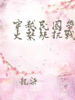 穿越民国带着军火系统抗战的小说