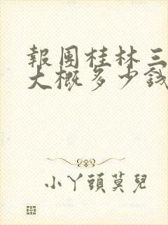 报团桂林三日游大概多少钱