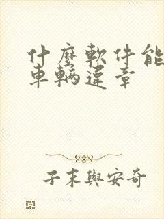 什么软件能查询车辆违章