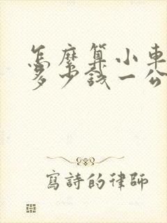 怎么算小车油耗多少钱一公里