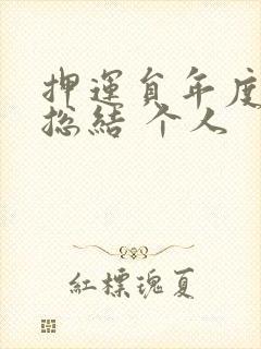 押运员年度工作总结 个人