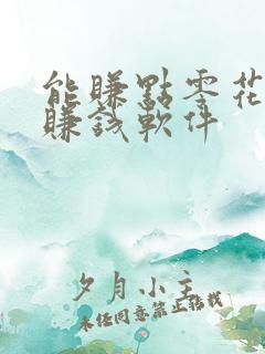 能赚点零花钱的赚钱软件