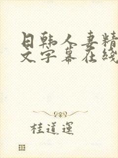 日韩人妻精品中文字幕在线