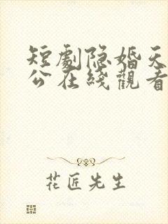 短剧隐婚天价老公在线观看