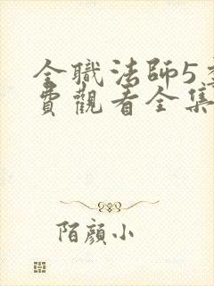 全职法师5季免费观看全集动漫