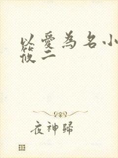 以爱为名小说梦筱二