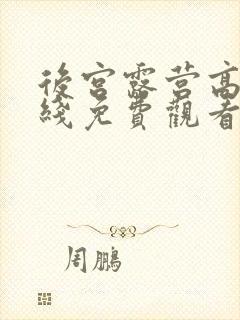 后宫露营高清在线免费观看