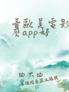 看欧美电影用什么app好