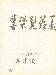 薄总别装了夫人看不见短剧免费观看