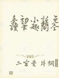 秦初小说免费阅读笔趣阁全文