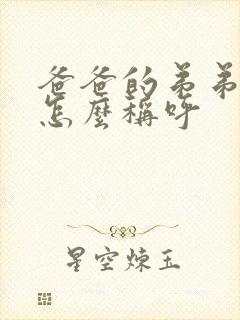 爸爸的弟弟老婆怎么称呼