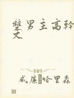 双男主高干文小文