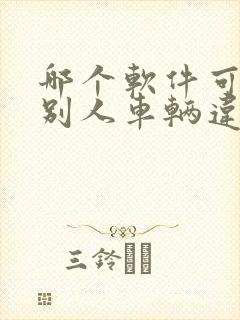 哪个软件可以查别人车辆违章