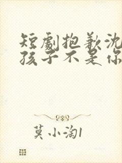 短剧抱歉沈先生孩子不是你的免费观看