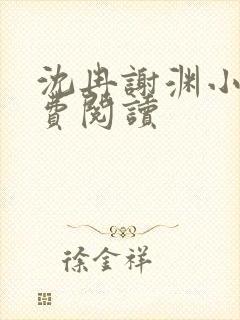 沈冉谢渊小说免费阅读