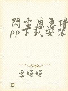 闪电应急借款app下载安装