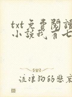 txt免费阅读小说我有七个大佬哥哥