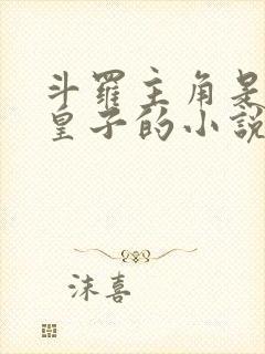 斗罗主角是天斗皇子的小说