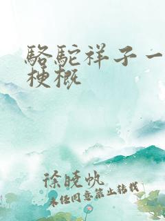 骆驼祥子一二章梗概