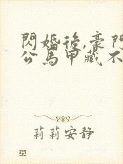 闪婚后,豪门老公马甲藏不住了3短剧