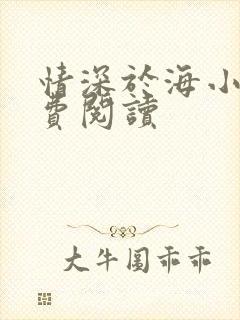 情深于海小说免费阅读