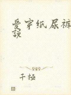 爱穿纸尿裤的小说