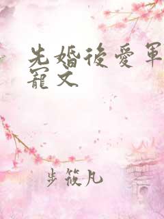 先婚后爱军婚甜宠文