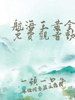 航海王黄金之心免费观看动漫