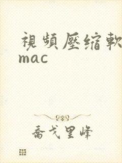 视频压缩软件 mac