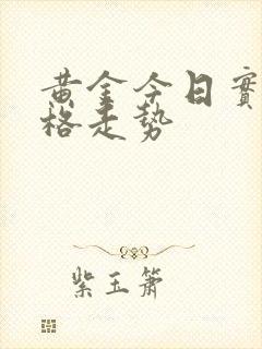 黄金今日实时价格走势