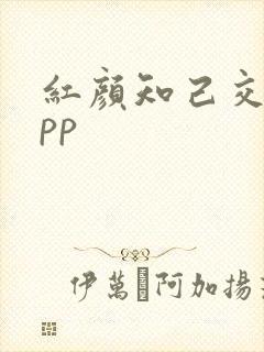 红颜知己交友app