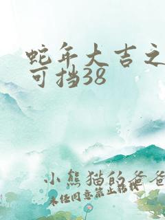 蛇年大吉之婚不可挡38