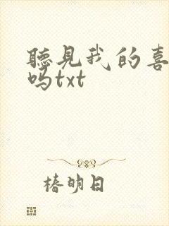 听见我的喜欢了吗txt