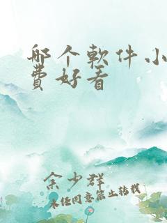 哪个软件小说免费好看