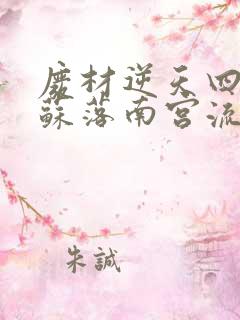 废材逆天四小姐苏落南宫流云