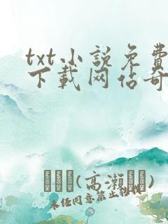 txt小说免费下载网站奇书网