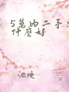 5万内二手车买什么好