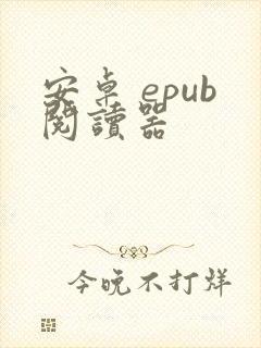 安卓 epub阅读器