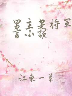 男主是将军的古言小说