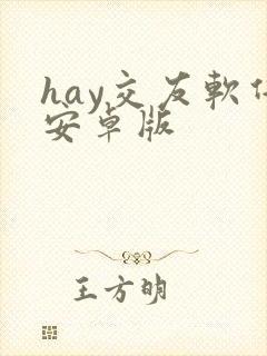 hay交友软件安卓版