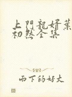 上门龙婿叶辰萧初然全集