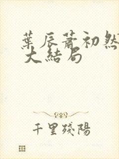 叶辰萧初然最新 大结局