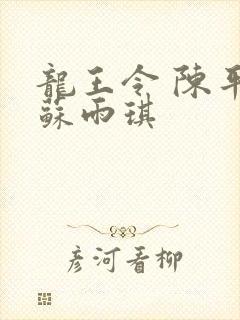 龙王令 陈平 苏雨琪