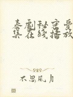 泰剧秘密爱80集在线播放免费观看